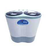 ALUMIS アルミス 2槽式 小型自動洗濯機 晴晴 脱水機能搭載 AHB-02 ブルー